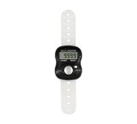Genérico Counter Clicker, Digital Tally Counter, Finger Ring Lap Checker, Resettable Design, Lightweight Portable for Knitting Coaching Golf, 5.91 Inches, Random Color, 1 Piece