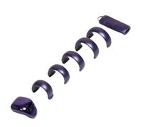 Genérico Counter Ring, Wireless Digital Smart Tally Ring with IP67 Waterproof Rating, Lightweight Wearable Counter in 5 Sizes for Prayer, Meditation, Events, or Habit Tracking, Purple