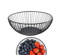Genérico Countertop Fruit Bowl - Kitchen Storage Organizer Tray | Wire Basket For Home, Kitchen, Fruits, Vegetables, Snacks, Bread, Treats, Candies, Thanksgiving, Christmas, Easter