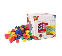 Genérico Counting Cubes - 8cm Rainbow Math Counters | EVA Foam Stacking Blocks, Soft Educational Manipulatives For Children Nursery Kindergarten School Family Learning Supplies Activity Set