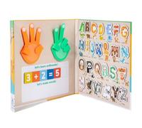 Genérico Counting Toy Set, Toddler Learning Game, Educational Letter Activity, Color Sorting Feature, Card Based Number Play for Preschool Kindergarten Classroom Easter Birthday Gift
