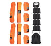 Genérico Court Marking Kit - Temporary Boundary Lines with 8 Sandbags | Portable Bright Court Markers, Pickleballs Court Markers Kit for Teenagers Beginners Outdoor Indoor Game Gym