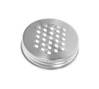 Genérico Couvercle Râpe Pour Bocal En Acier Inoxydable - Râpe À Fromage Et Légumes Pour Pots À Ouverture Standard (70mm) - Accessoire De Cuisine Et Multifonction - Idéal Pour Fromage, Épices Et C