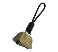 Genérico Cow Bells Noise Makers, Cow Bell, 4,72 x 1,65 in Lanyard Horses Harness, Metal Ornament Ringer for Outdoor Camping, Farms, Ranches, Decoraciones y Actividades