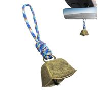 Genérico Cow Bells Noise Makers, Cow Bell, 4,72 x 1,65 in Lanyard Horses Harness, Metal Ornament Ringer for Outdoor Camping, Farms, Ranches, Decoraciones y Actividades