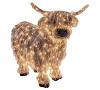 Genérico Cow Decorations - Resin 3D Light Up Cow, Garden Statues | Outdoor Yard Lawn Farmhouse Farm Porch Garden Christmas Decoration For Festival Display Animal Statue Home Accent Centerpiece