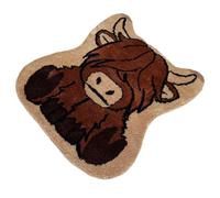 Genérico Cow Door Mat - Highland Cow Bath Mat, Non Slip Doormat, Funny Welcome Highland Cows Rug | Non Slip Doormat for Entry, Entryway Fun Mats Outside Door Mats Rugs Use for Living Room