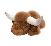 Genérico Cow Plush - 30cm Soft Weighted Realistic Toys Home Decor, Realistic Lying Cattle Pillow, Soft Polyester Fibre Filling For Nursery Decor Childrens Bedroom Sofa Bedroom Office
