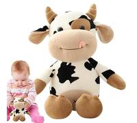 Genérico Cow Plush Toy, Portable Soft Stuffed, 11.81in Creative Animal Doll, Ultra Soft Fabric, Adorable Design Feature for Bedroom, Kids Playtime, Cozy Cuddles, Decorative Gift