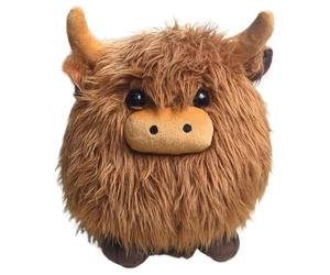 Genérico Cow Plush Toy - Realistic Cute Soft Stuffed Animal | Sofa Snuggle Pillow Farm Cattle Plush Decor Comfort Cushion Home for Boys, Girls, Teens, Adults or Family, 20 * 20 * 20cm