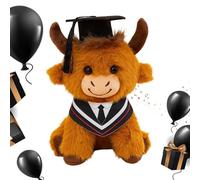 Genérico Cow Plush Toy, Soft Huggable Pillow, Cow Plush Stuffed Animal with Cuddly Design, Plushs Toy For Kids Girls Bed Desk Shelf Bedroom, Plushes Animals, Cows Plushes For Travel Camping Use