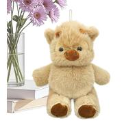 Genérico Cow Plush Toy, Soft Stuffed Animal Doll, 13.78 Inches Cute Cattle Plushes with Comfortable Fabric, Stuffed Toy Design, Plush Animal Doll with Sweet Expression, Toys for Home Gift Use