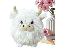 Genérico Cow Plush Toy, Stuffeds Animal Cow,20cm Cute Soft Doll,Long Hair Stuffed Cows Plush | Adorable Animal Stuffed Doll For Kids Adults Girls Collection Home Bedroom Nursery Sofa Shelves Decor