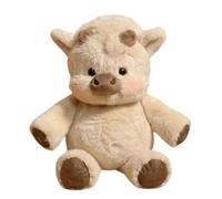 Genérico Cow Stuffed Animal - Plush Toy Soft Adorable Cow Doll | Collectible Figure Cute Comfort Pillow Fabric Design for Kids, Girls, Adults, Home, Sofa Bed or Shelf Decor Gift