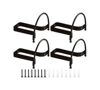 Generico Cowboy Hat Rack, Baseball Caps Organizer, 5x3.94 Inches, Metal Wall Rack Mount Stand, Space-Saving Western Rustic Hanger, Decorative Display Hooks for Home, Living Room