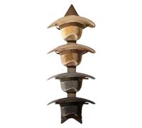 Genérico Cowboy Rack, Rustic Wooden Vertical Wall Organizer Long Tail Space Saving Display Design, Storage Holder, Cowboy Rack for Entryway Bedroom Living Room Closet Shop Wall Use