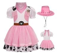 Genérico Cowgirl Costume for Girls with Hat Cowboy Clothes