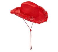 Genérico Cowgirl Trim - Boa Brim Womens Cowboy For Costume Theme Party Role Playing Dress Up | Fun Western Accessory Durable Stylish Cowgirl Outfit Party Headwear