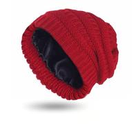 Genérico Cozy Cable Knit Beanie, Satin Lined Beanie, Cable Knit Warmth, Warm Skull Cap Winter Hats for Women Men (#5)