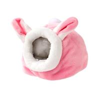 Genérico Cozy Cartoon Bunny Hammock, Warm Guinea Pig Sleeping Bag, Non-Slip Bedding House, Pet Cage Accessories for Hamsters, Hedgehogs, Rabbits, and Small Pets