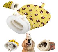 Genérico Cozy Pet Nest for Cats and Dogs, 2025 New Wrap Semienclosed Cat Winter Sleeping Bag, Soft Self Warming Cat Dog Pets Bed for Small Medium,Four Season Universal Washable (A,17.7in*13.7in)