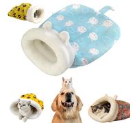 Genérico Cozy Pet Nest for Cats and Dogs, 2025 New Wrap Semienclosed Cat Winter Sleeping Bag, Soft Self Warming Cat Dog Pets Bed for Small Medium,Four Season Universal Washable (B,17.7in*13.7in)