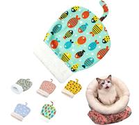 Genérico Cozy Pet Nest for Cats and Dogs,Cat Sleeping Bag for Indoor Cats,Winter-Warm Cute Cartoon Pattern,Indoor & Outdoor for Cat & Small Dog (L-C)