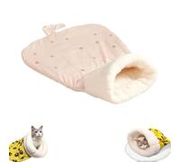 Genérico Cozy Pet Nest for Cats and Dogs, Soft Cat Dog Sleeping Bag, 360° Snuggle Sack Pet Bed, Self-Warming Pets Nest Cat Dog Sleeping Bag for Indoor, Cute Cartoon Design (E)