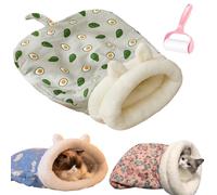 Genérico Cozy Pet Nest for Cats and Dogs, Soft Warm Cat Dog Sleeping Bag, 360° Warm Semienclosed Design Cat Snuggle Sack Pet Bed for All Seasons Indoors