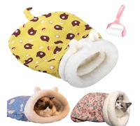 Genérico Cozy Pet Nest for Cats and Dogs, Soft Warm Cat Dog Sleeping Bag, 360° Warm Semienclosed Design Cat Snuggle Sack Pet Bed for All Seasons Indoors