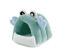 Genérico Crab-Shaped Hamster House - Soft Small Pet Bed Cave for Hamsters Hedgehogs Gerbils Mice Ferrets & Bunnies | Warm for Playroom Or Cage