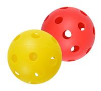 Genérico Crack-Resistant Pickle Ball - PVC, 7.2-7.35cm High Visibility Pickle Ball | Durable Indoor Outdoor, Sports Training For Beginner, Intermediate, Home, School, Gym, Recreation