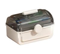 Genérico Craft Supply Box,Multi-Layer Medicine Organizer | Storage Medicines Box with Portable Handle for Home Bathroom Kitchen