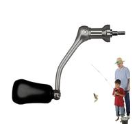 Genérico Crank Rock Arm - Stainless Steel Handle, Screw-in Knob, Comfortable Replacement Grip, Durable Fishing Arm | Freshwater Seawater Baitcasting Upgrade Precision Fishing Gear