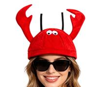 Genérico Crawfish Cosplay Hat - Soft 3D Lobster Party Headwear construction