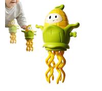 Genérico Crawling Octopus Toy, Corn-Shaped Dancing Octopus, Interactive Clockwork Toy for Toddler, Educational Learning Game for Boys, Girls, Indoor, Travel, Birthday, Crib, Bath, Shower