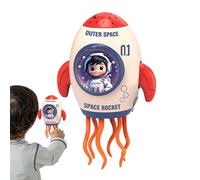 Genérico Crawling Toy - Rechargeable Dancing Rocket Toy - Lighted Projector Music Doll For Festival Indoor Holiday Home Table Event Party Family Boy Kids Aged 3+ Girl