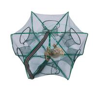 Genérico Crayfish Trap, Lightweight Crawdad Cage Escape-Proof Netting, Portable Fishing Wire Basket | Portable Shrimp Eel Bait Catcher for Lake Shrimping, Backyard Pond, Kayak Camping Gear