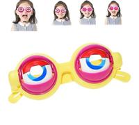 Genérico Crazy Winking Blinking Eye Glasses - Hilarious novelty glasses with kinetic blinking eyes, for pranks and party fun (Yellow)