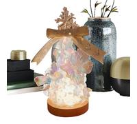 Generico Crea tu propia lámpara nocturna para niñas, con forma de árbol de Navidad, lámpara de mesilla para decoración del hogar, para actividades en clase, cumpleaños, salón, dormitorio, estudio