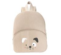 Genérico cream Backpack, Fashionable Kindergarten Pack, Small School Bag, Child Daypack Sturdy Material Enhances Fun Adds Convenience Versatile for Kids, 9.45x3.94x12.2 Inches, Corduroy