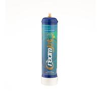 Genérico CreamJet 640g Óxido Nitroso 0.95L Bombonas Desechables N2O para Sifón Chantilly Cilindro de Acero Inoxidable para Crema, Sabor Natural (1pcs)