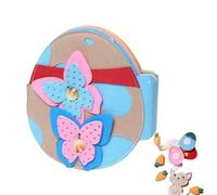 Genérico Creative Easter Crafts, Handmade DIY Egg Book Toy, Cute Decor Craft Kit with Felt Material, Soft Felt Activity Set, Holiday Craft Kit with Bunny Style, Easter Crafts Kits for Kids Preschool