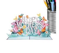 Genérico Creative Gift Card Set, Foldable Butterfly Surprise Card, Artistic 3D Greeting Cards Design, Decorative Paper Message Cards, Emotional Greeting Style, Mom Appreciation Event