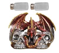 Generico Creative Halloween Skull - Decoraciones Creative Special Pepper | Skull Heads Craft Decoration Home Party DIY Epoxy Resin Casting Mold Halloween Decoration Spooky Tabletop Ornament