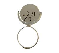 Genérico Creative Love Rings for Her - Flipping Couple Ring, Hollow Out Thin Wedding Finger Jewelry | Romantic Valentine's Day Gift Idea, Stylish and Elegant Finger Accessory for Women