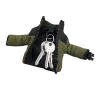 Genérico Creative Miniature Down Jackets - Down Jackets Keychain - Small Key Jacket Pendant | Funny Downs Coat Keychain Charm, With Zipper For Car Keys Home