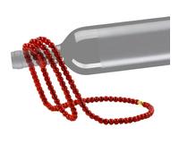 Genérico Creative Pearl Necklace Wine Rack | Gemstone Necklace Shaped Wine Holder | Stylish Single Bottle Stand for Home, , Oro | Decorative Wine Storage for Red Wine Enthusiasts