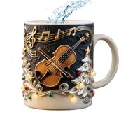 Generico Creative Resin Coffee Cup - Breakfast Mug For Holiday Mornings,Hot Drinks Cup | Mug For Morning Routine Birthday Party Seasonal Celebrations Work Relaxing Moments Weekend Leisure Christmas