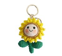 Genérico Creative Weaving Bag Accessories - Keychain Cute | Decorative Keychain with Soft Yarn Weaving, Bag Pendant for Pocket Carrying, Creative Plushy Pendant with Style, Cute Chain for Backpack